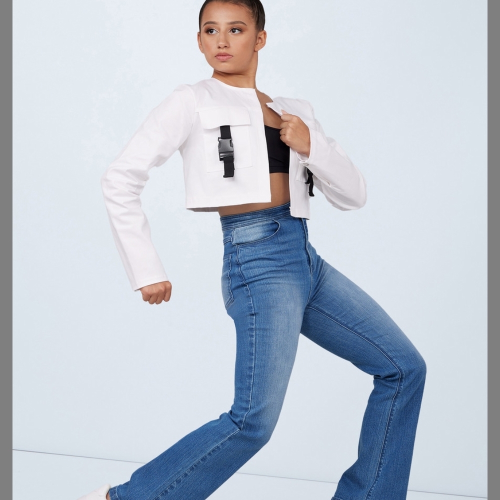 Girls Cropped Jacket Dance